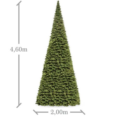 XL Χριστουγεννιάτικο δέντρο Giant Exclusive Slim για εξωτερικό χώρο