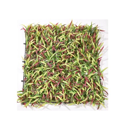 Κάθετος κήπος - πλακάκι γρασίδι Πράσινο-Μπορντό 50x50cm