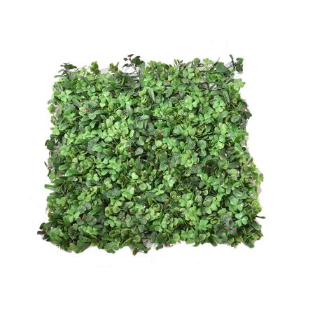 Decorative artificial Clover foliage Green 50x50cm
