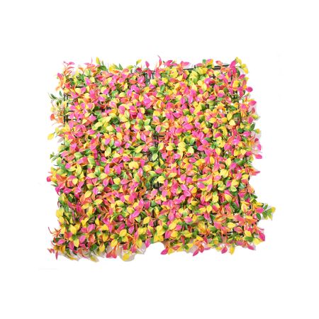 Decorative Grass wall panel with leaves Colorful 50x50cm