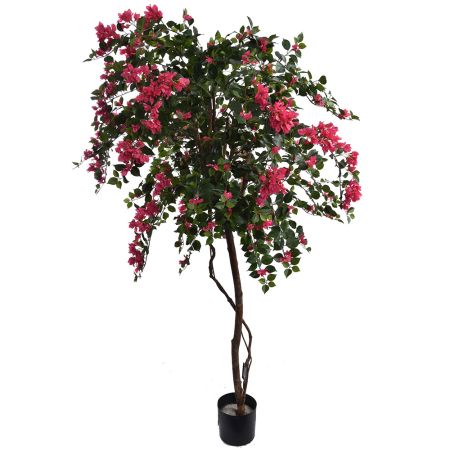 Τεχνητό φυτό Βουκαμβίλια με Φούξια άνθη σε γλάστρα 190cm