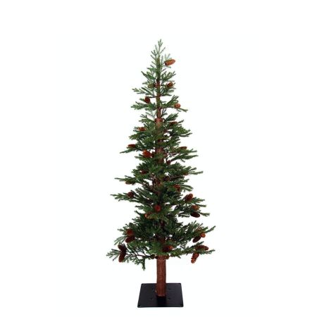Χριστουγεννιάτικο δέντρο με ψηλό κορμό και κουκουνάρια MOUNTAIN Plastic PE 200cm 