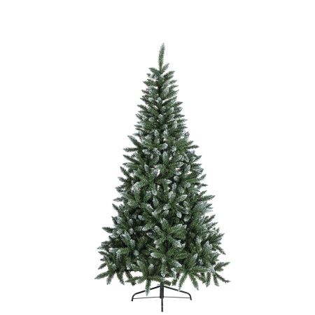 Χριστουγεννιάτικο δέντρο χιονισμένο Alpine Με Κουκουνάρια PVC Πράσινο 180cm
