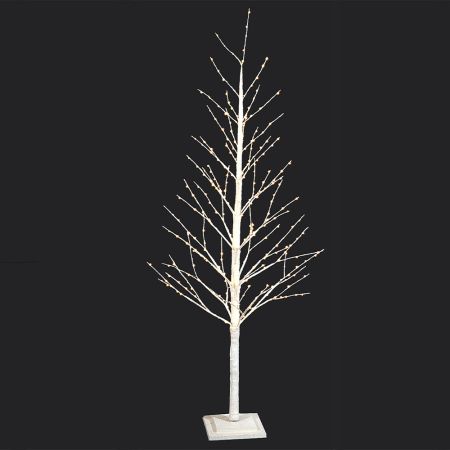 Φωτιζόμενο δέντρο Λευκό με 300LED 180cm
