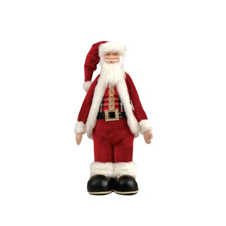 Classic Santa Claus figure plush Red 20x16x58cm