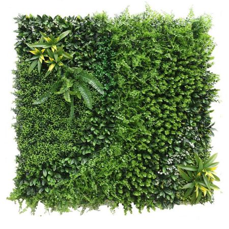 Decorative grass tile - panel synthesis Green 100x100cm