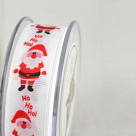 Christmas gro ribbon with Santa Claus 1,3cm x 23m / 2,3cm x 9m