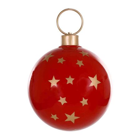 XL Χριστουγεννιάτικη μπάλα με αστέρια Fiberglass από 40cm έως 150cm