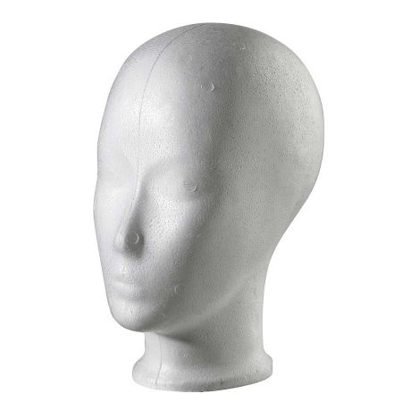 Διακοσμητικό Κεφάλι Γυναικείο Λευκό 24cm
