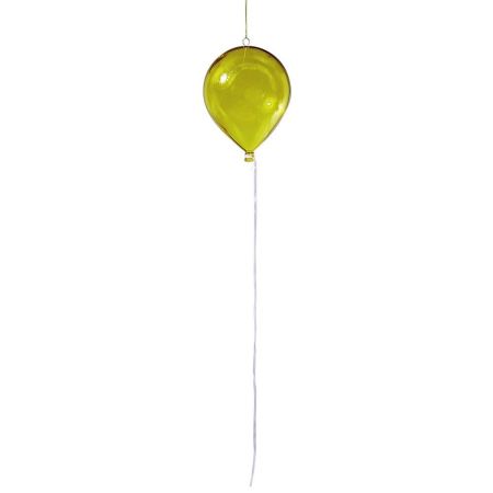 Διακοσμητικό πλαστικό διάφανο μπαλόνι Πορτοκαλί 20cm