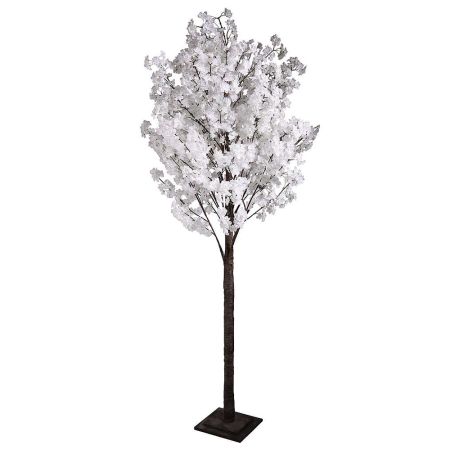Διακοσμητικό δέντρο κερασιά με Λευκά άνθη 240cm