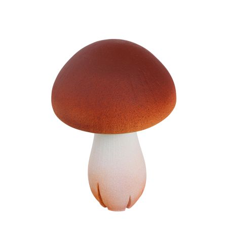 Decorative Polystyrene Mushroom Orange 20x30cm