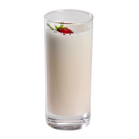 Διακοσμητικό ποτήρι με milkshake Φράουλα- απομίμηση 15x6,5cm 