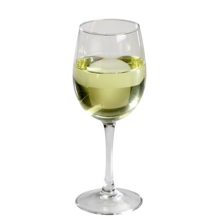 Διακοσμητικό ποτήρι με λευκό Κρασί- απομίμηση 20x7,5cm