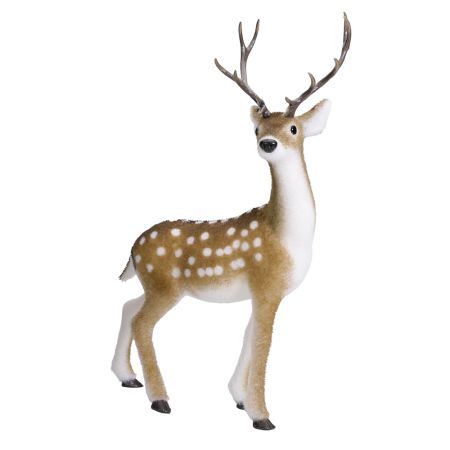 Decorative standing Deer Brown 27x18x56cm 