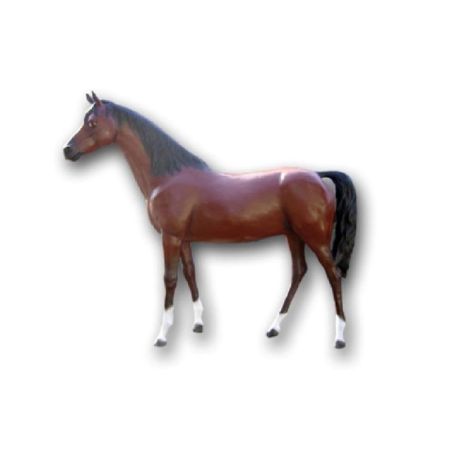 Διακοσμητικό άλογο Καφέ 230x50x185cm